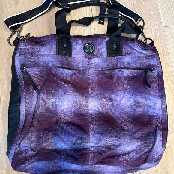lululemon athletica Purple and Black Women's Bag - Picture 2 of 4